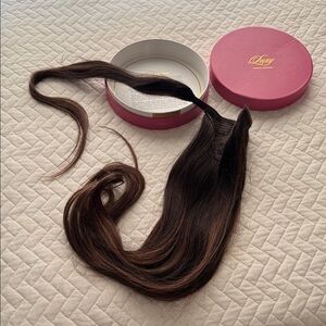 Mocha brown balayage 20 inch Clip-In Ponytail Extension - 120g